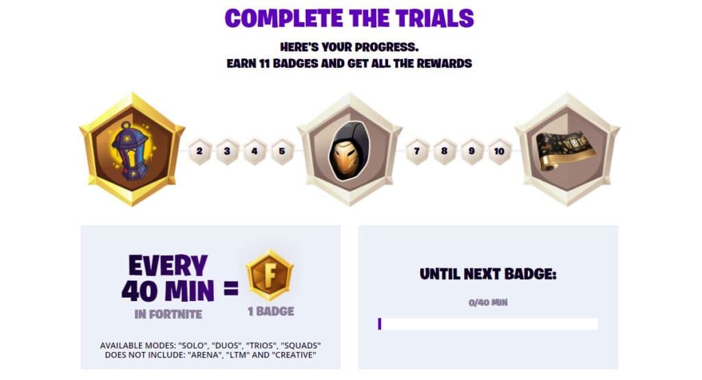 Fortnite Lantern Trials Badges Rewards