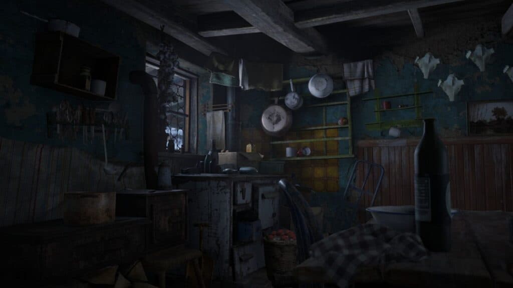 resident evil village kitchen