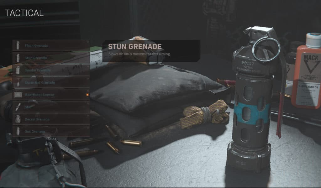 Warzone stun grenade