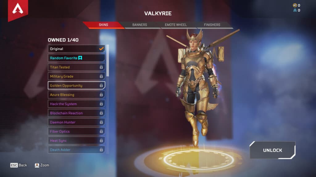 Valkyrie Golden Opportunity