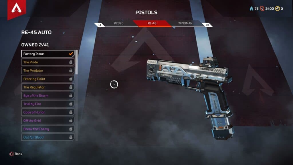 Apex Legends weapons pistols