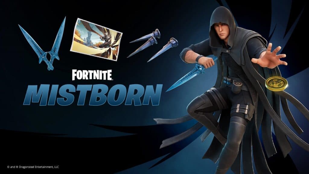 Fortnite Mistborn cosmetics 