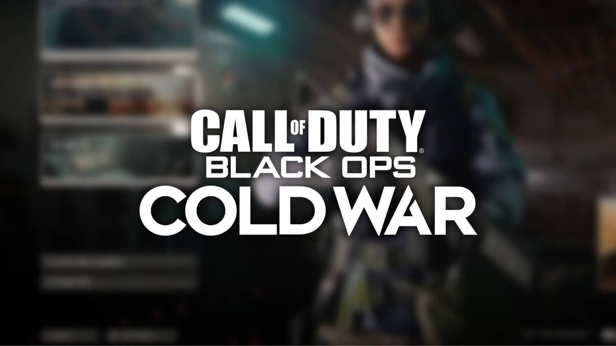 cod cold war menu