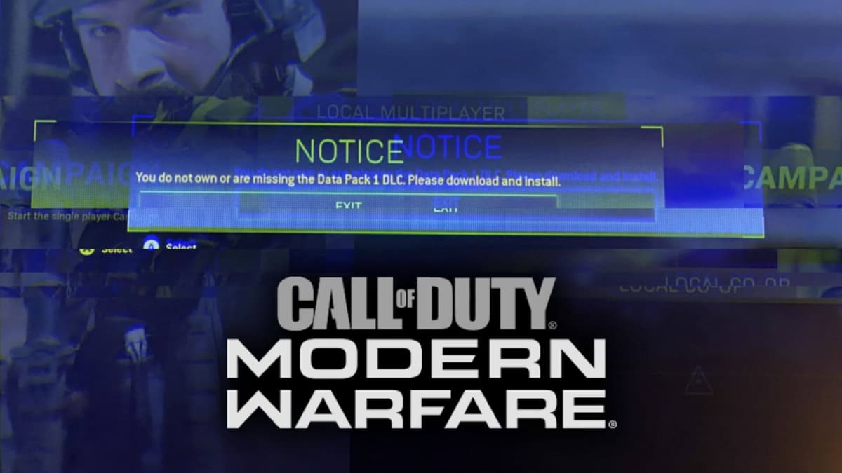 cod modern warfare error