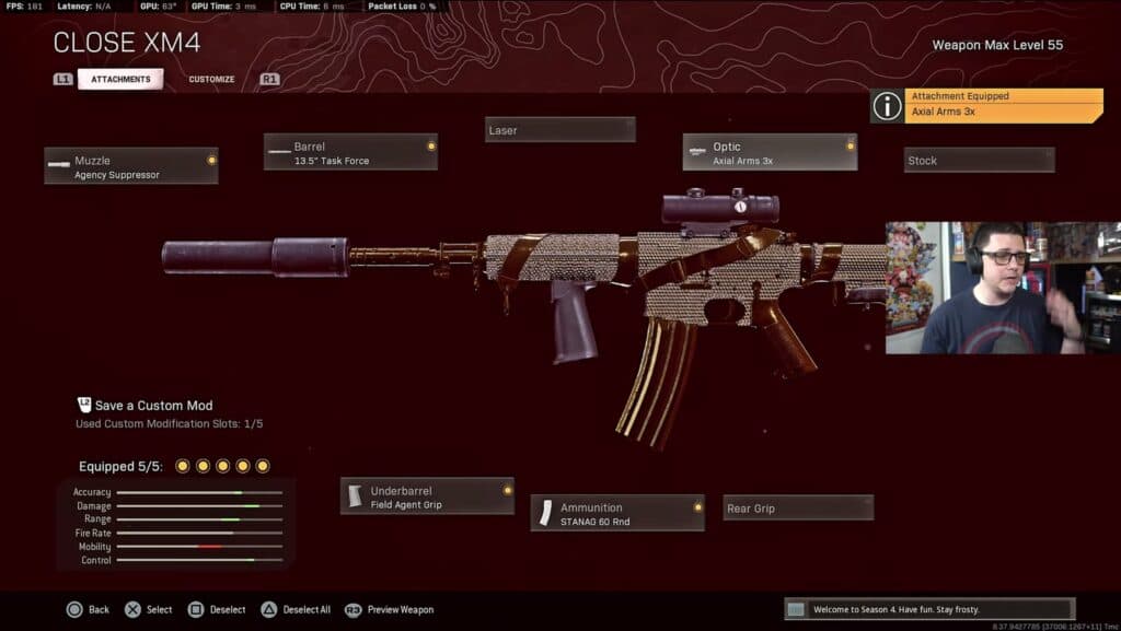 XM4 long-range loadout