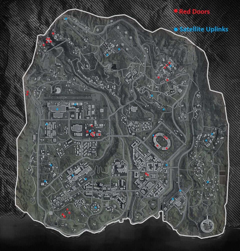 Warzone Uplink Stations Map