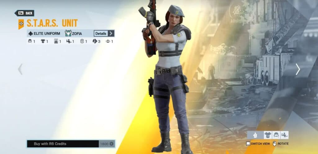 Zofia Jill Valentine skin