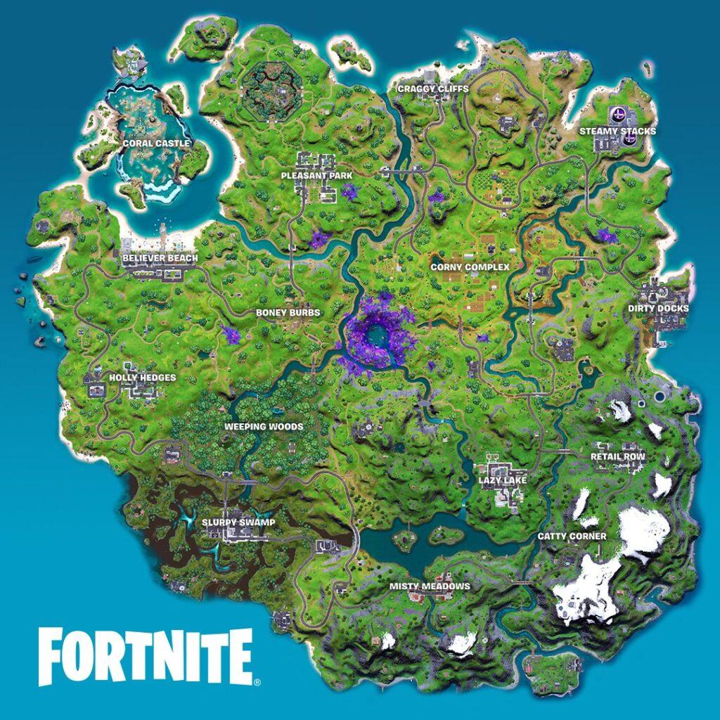 Fortnite Season 7 map 