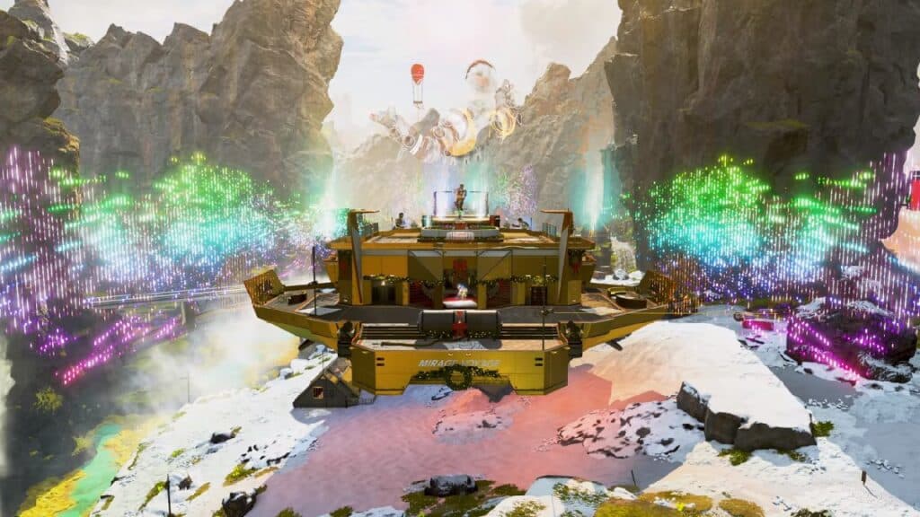 Mirage Voyage ship POI in Apex Legends