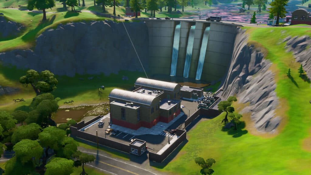 Hydro 16 plant in Fortnite 