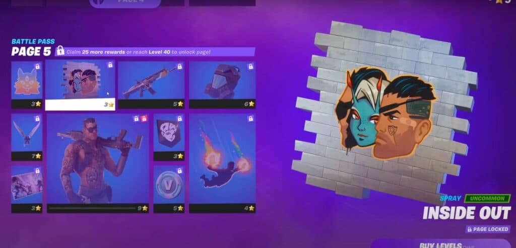 Fortnite Season 7 Battle Pass Page 5