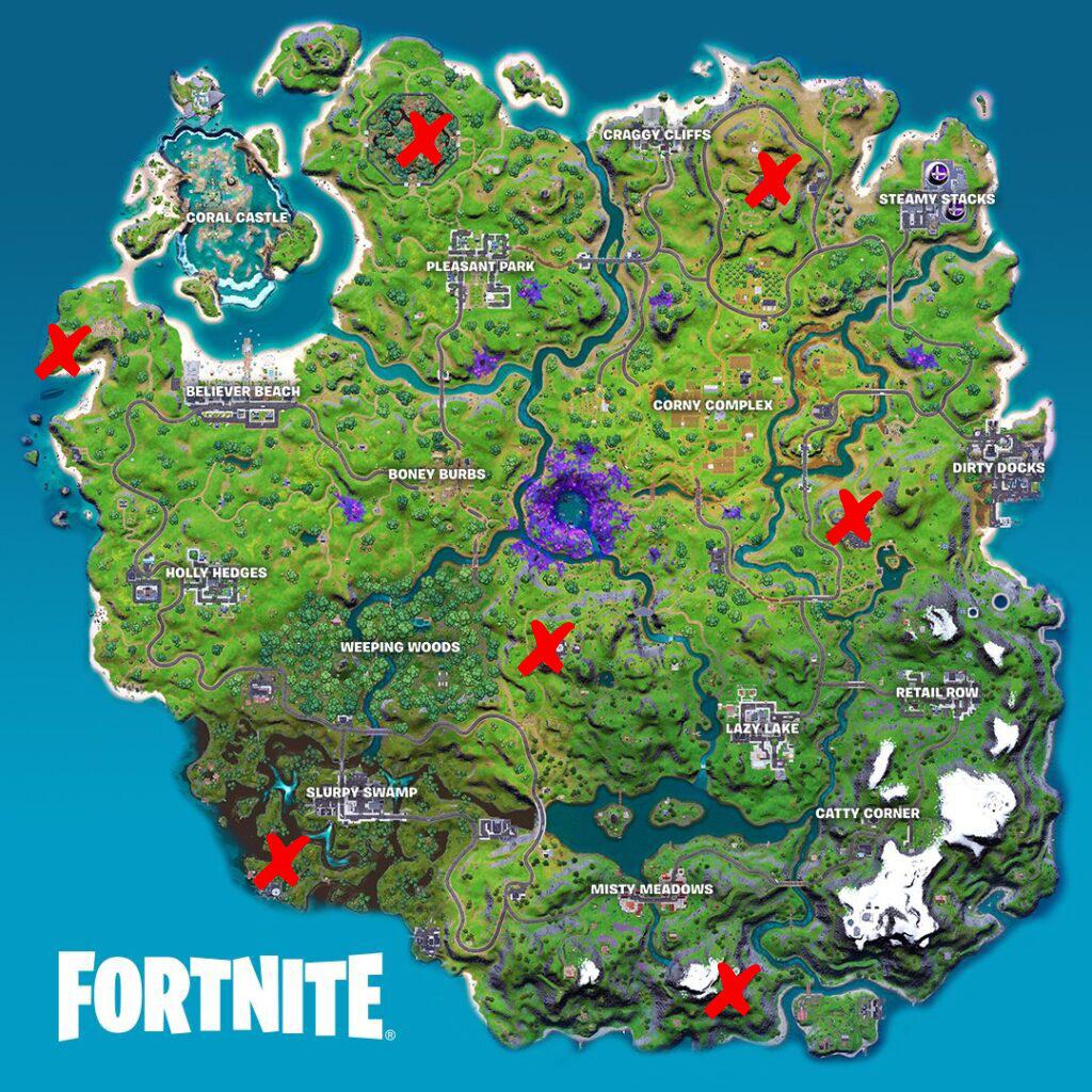 Fortnite Satellite Stations Locations