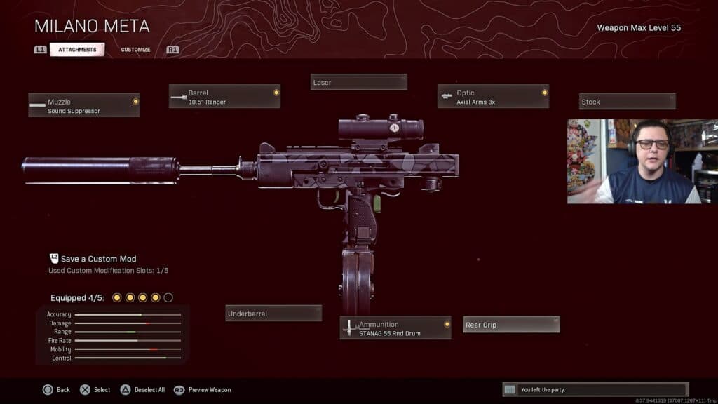 Warzone Season 4 Milano long range