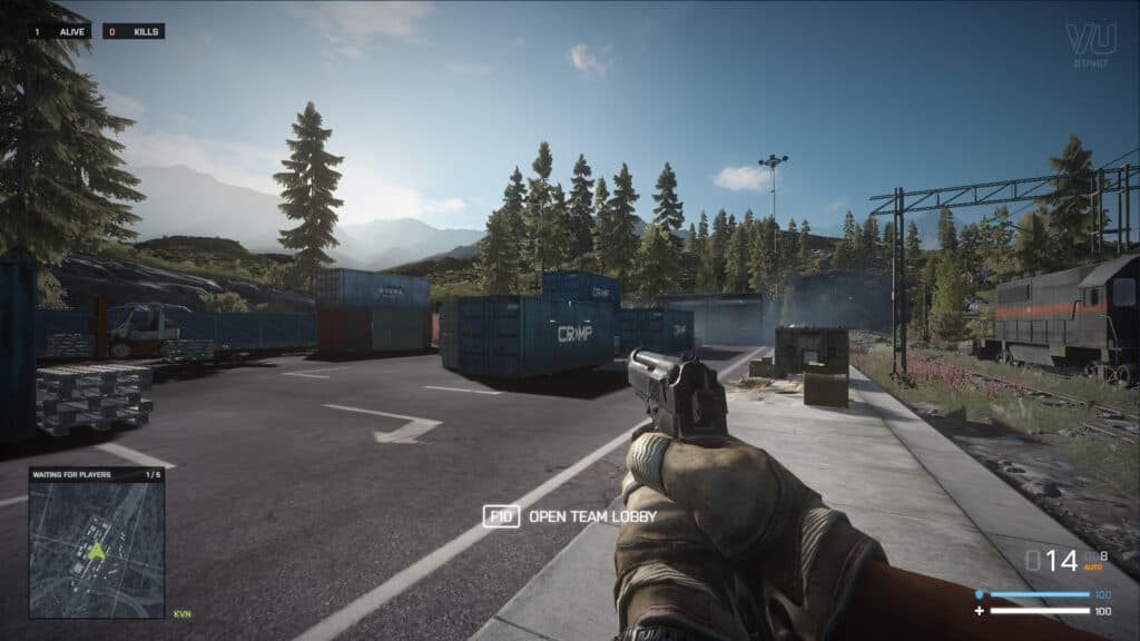 BF3 battle royale UI