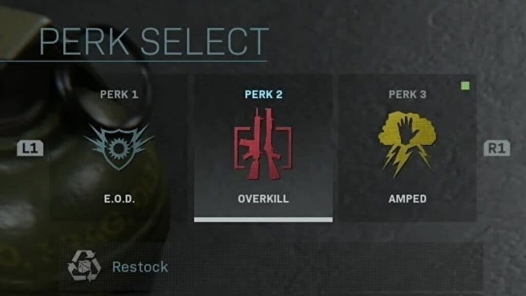 overkill perk in warzone