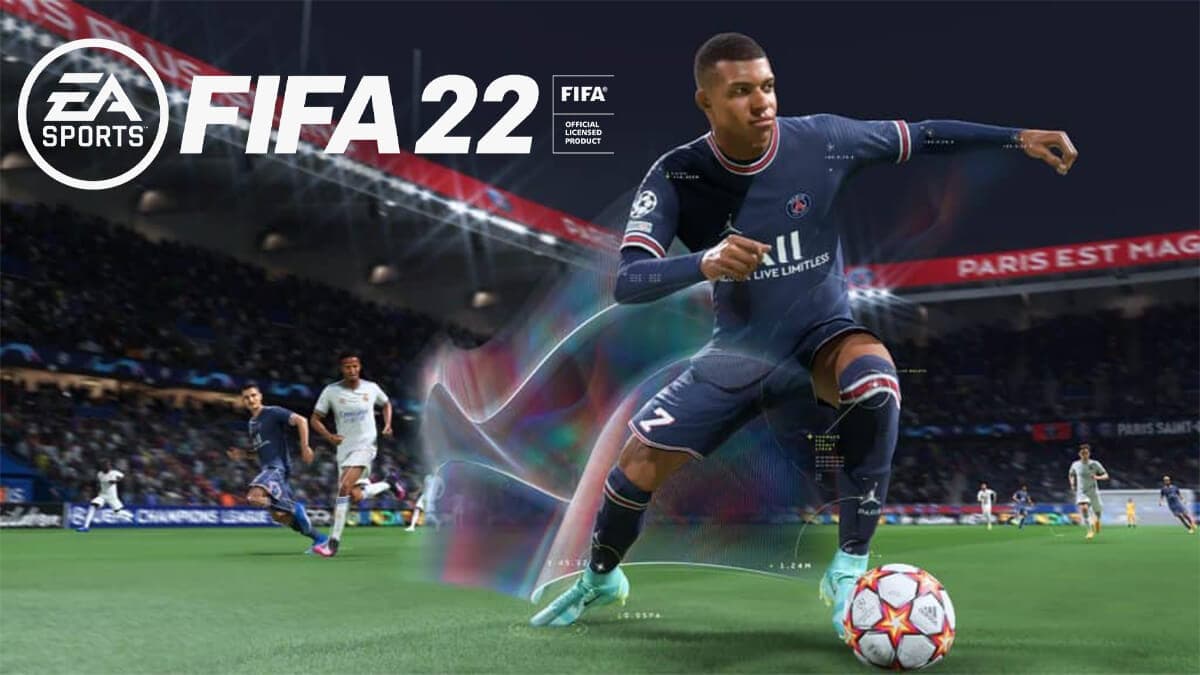 PSg's Mbappe in FIFA 22