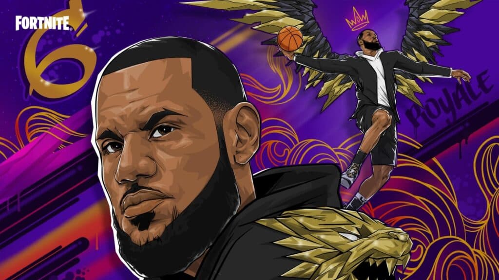 LeBron James fortnite loading screen