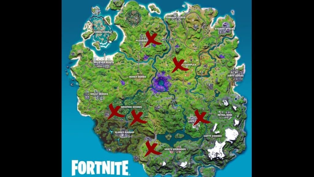 fortnite map infected animals