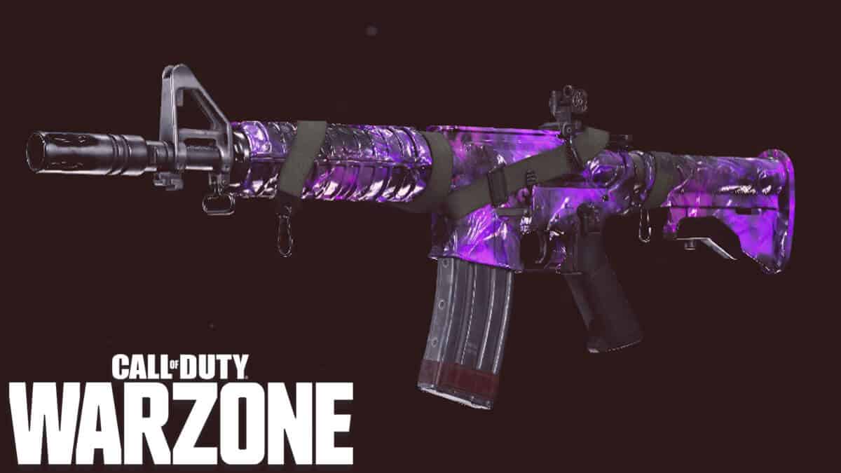 Dark Aether Camo on Warzone XM4