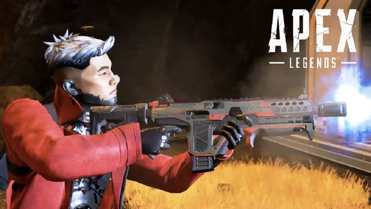 Firing a weapon in Apex Legends