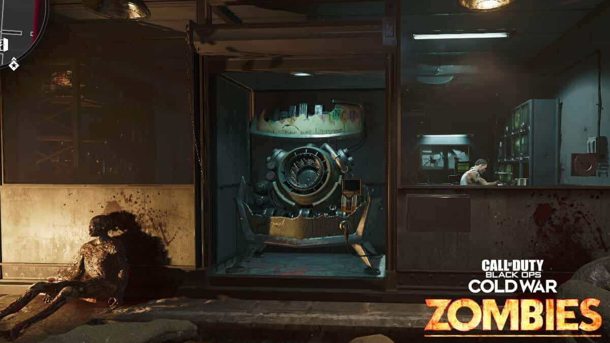 Cold War Zombies Firebase Z pack-a-punch machine