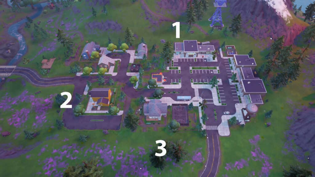 Fortnite retail row video camera locations 