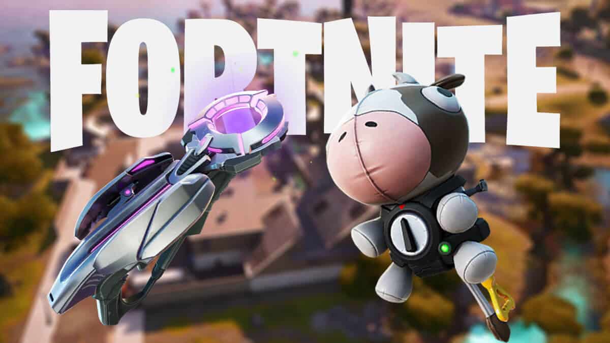 Fortnite Season 7 Grab-itron and inflate-a-bull