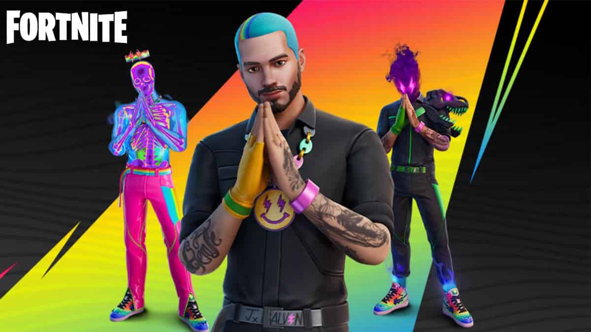 J. Balvin skin in Fortnite