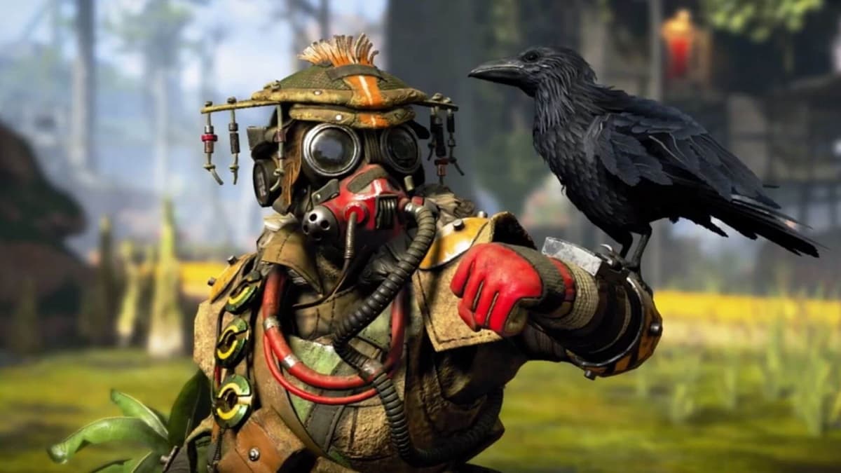 bloodhound with bird in apex legends