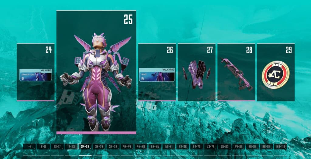 Apex Legends Season 10 battle pass 24-29