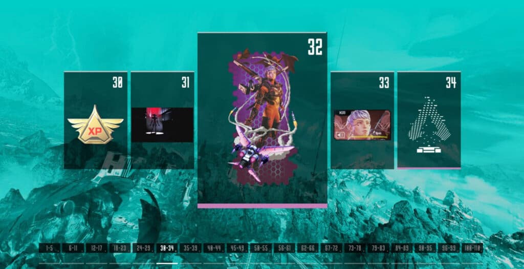 Apex Legends Season 10 battle pass 30-34