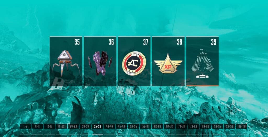 Apex Legends Season 10 battle pass 35-39