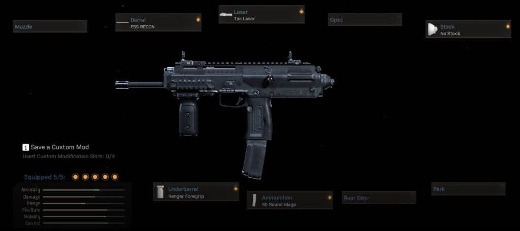 Best Modern Warfare MP7 loadout class