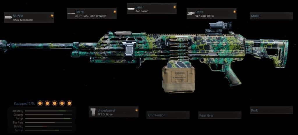 Best Warzone RAAL MG loadout