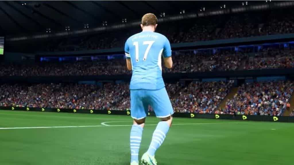 Trailer screenshot from EA's FIFA 22