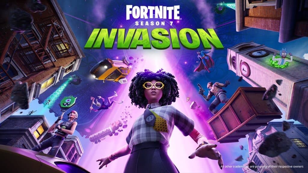 Fortnite Season 7 Invasion Artwork