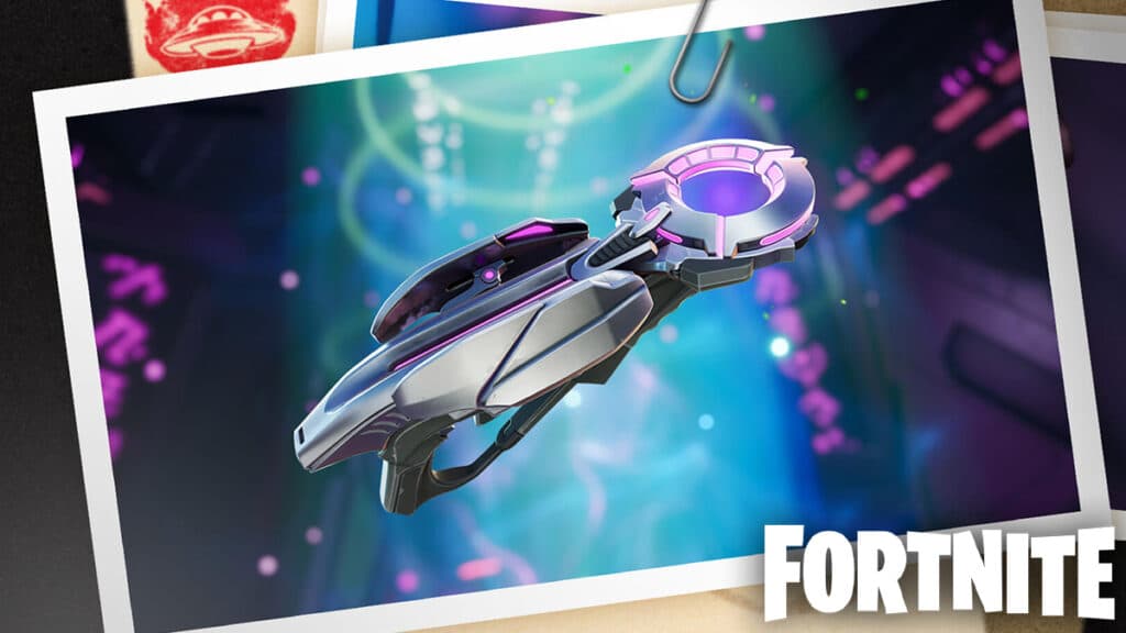 Fortnite's Grab-itron weapon