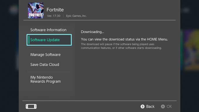 How to Update Fortnite on Nintendo Switch