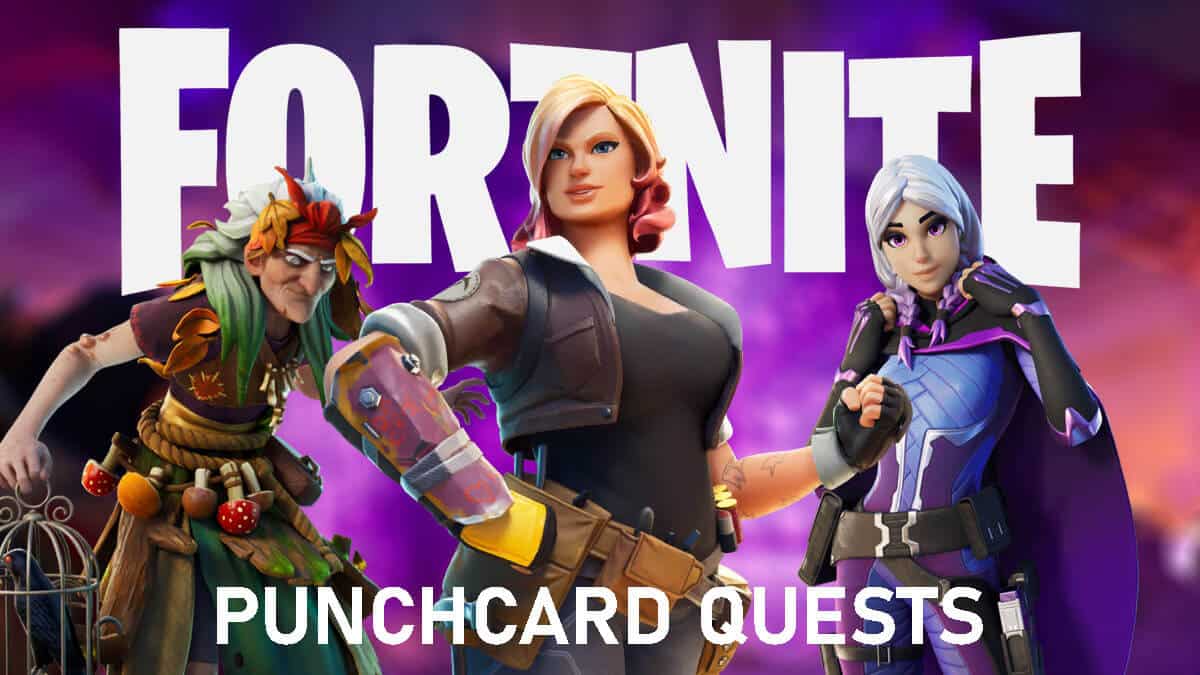 Fortnite Season 8 Punchcard characters