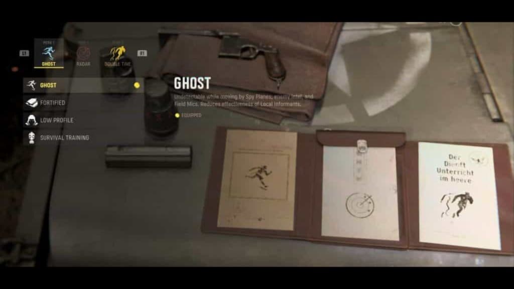 cod vanguard ghost perk