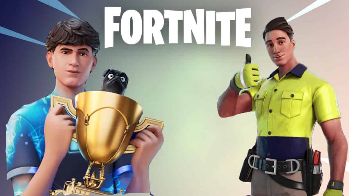 Bugha and LazarBeam Fortnite ICON skins