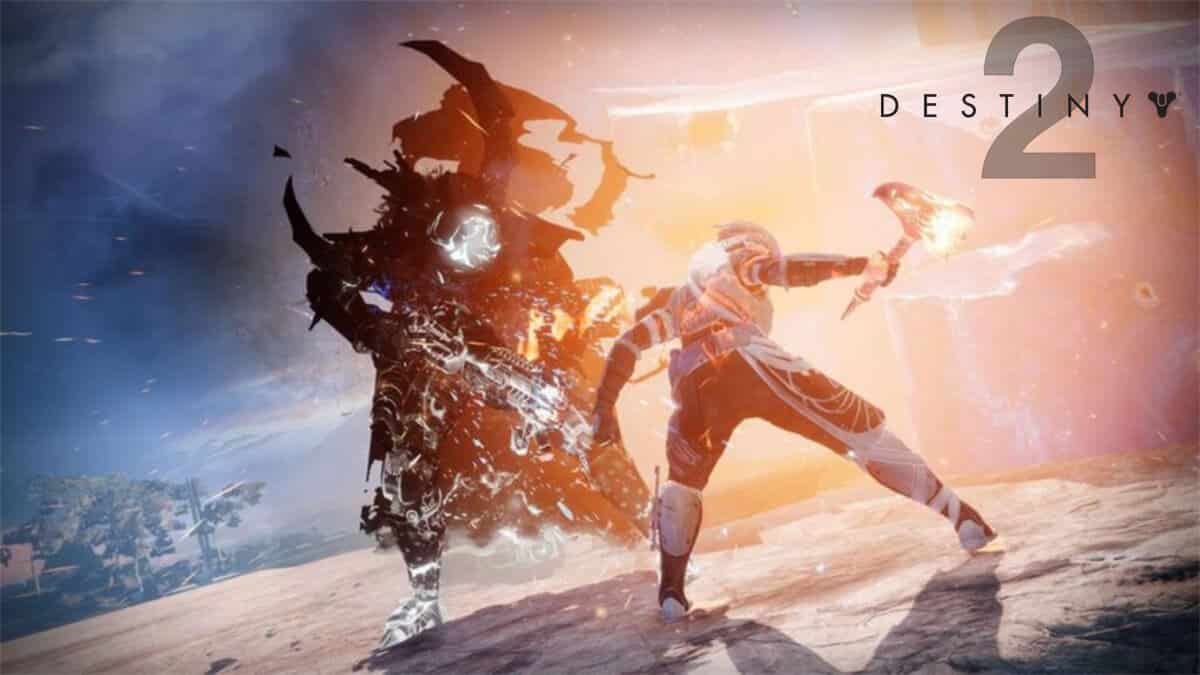 Destiny 2 characters battling