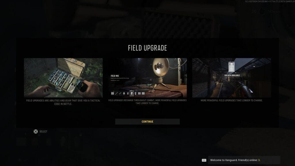 Call of Duty: Vanguard field upgrades