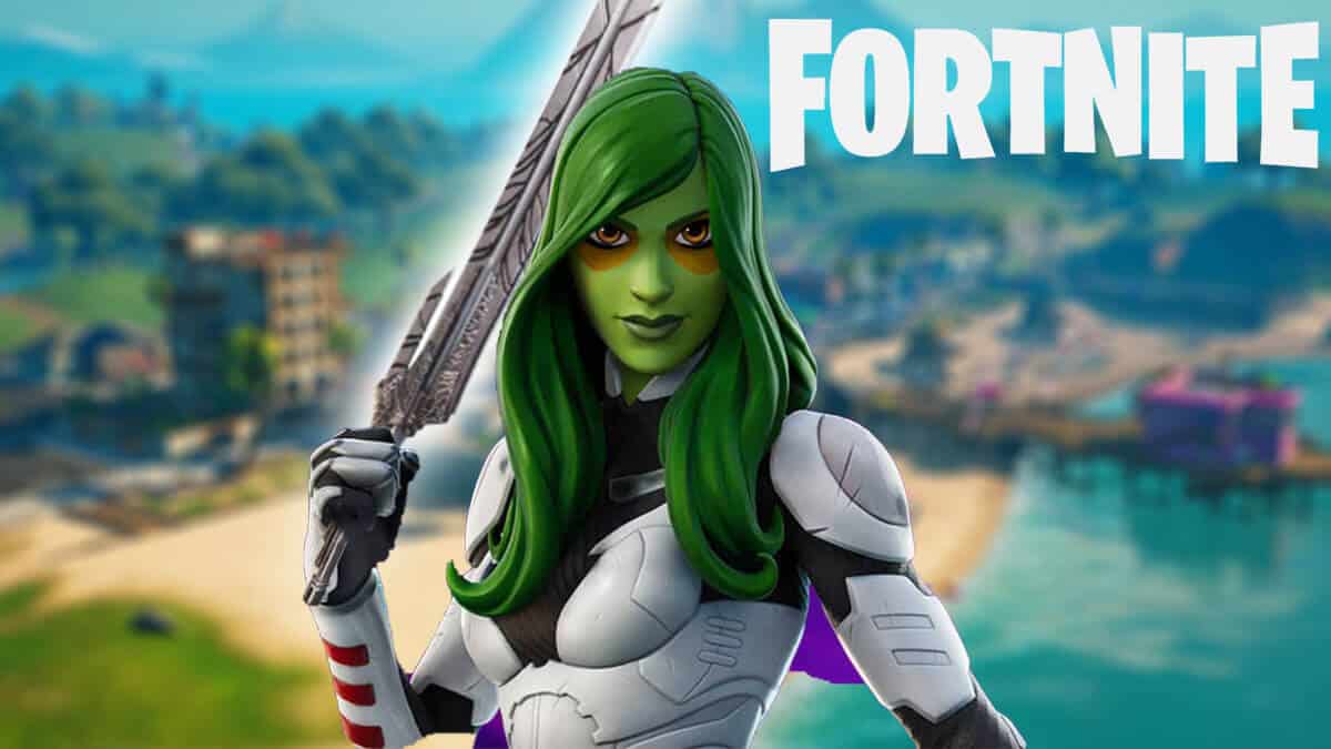 Fortnite Gamora with the Godslayer Pickaxe