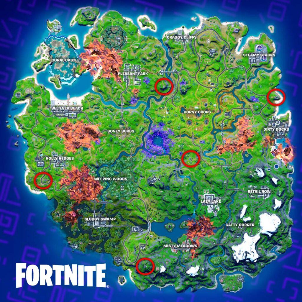 Fortnite Season 8 IO Guards Locations