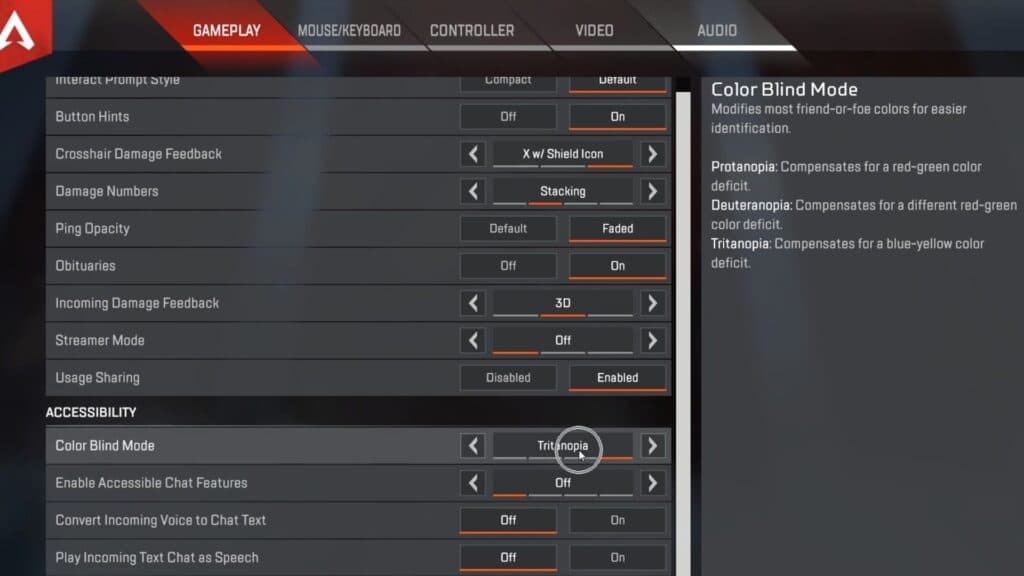 apex legends tritanopia setting