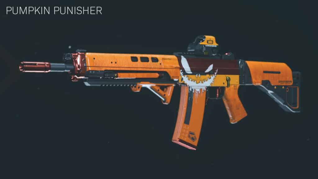 Warzone pumpkin punisher blueprint