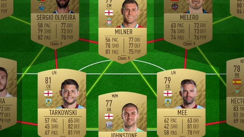 Ultimate Team screenshot showing perfect links