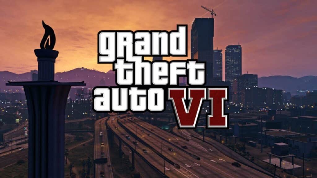 Los Santos with GTA 6 logo