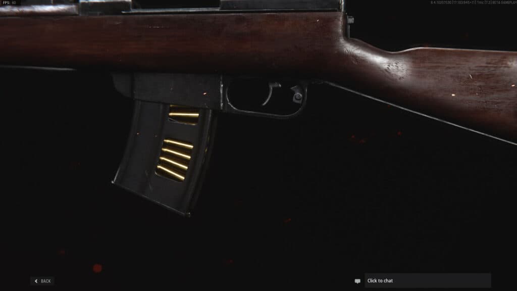 Magazine on Vanguard itra burst rifle